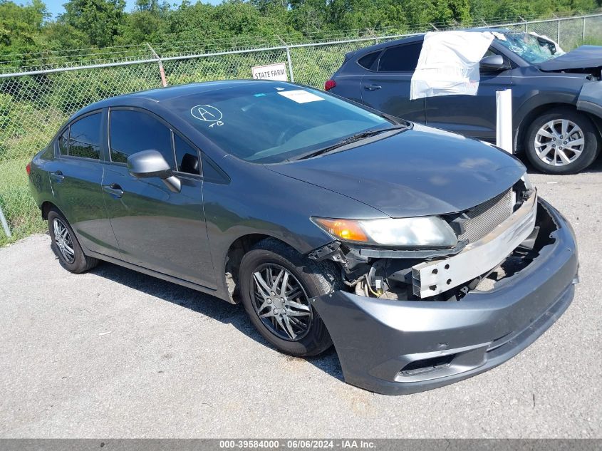 2012 HONDA CIVIC LX