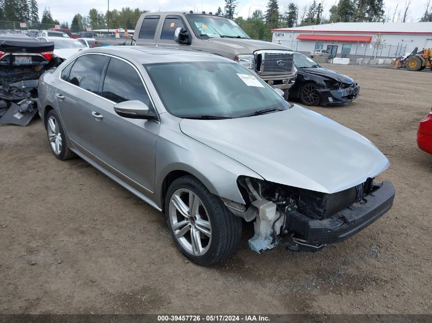 2012 VOLKSWAGEN PASSAT 3.6L V6 SEL PREMIUM