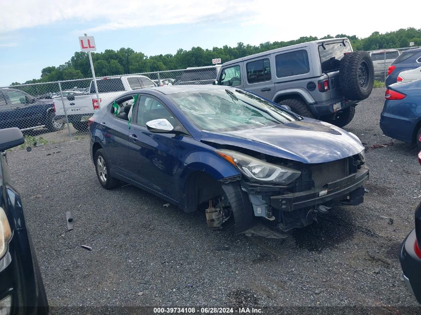 2015 HYUNDAI ELANTRA SE