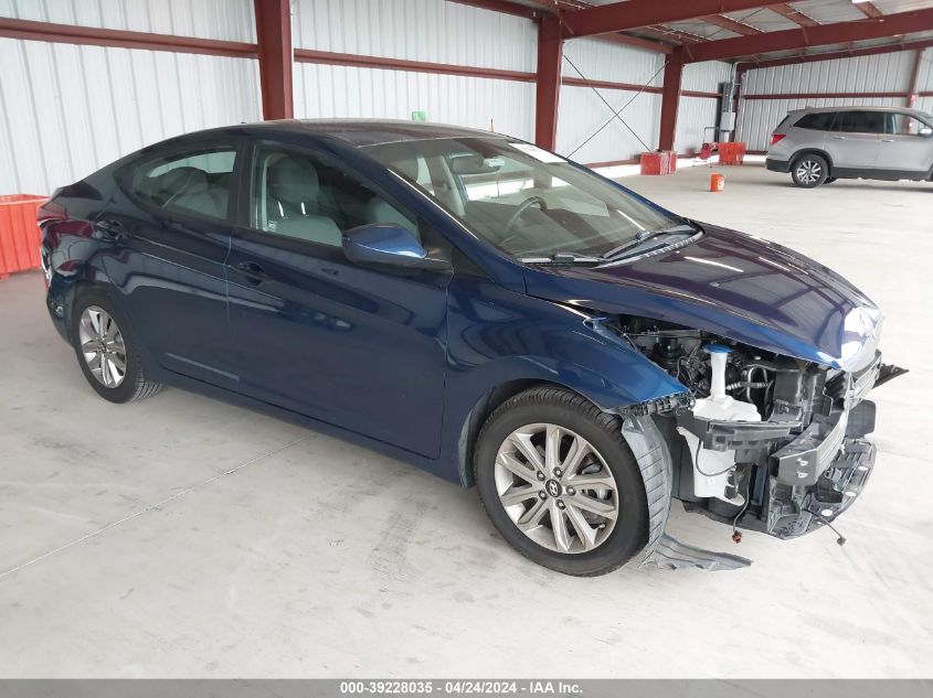 2015 HYUNDAI ELANTRA SE