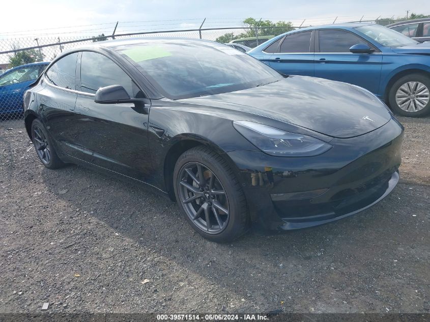 2021 TESLA MODEL 3 STANDARD RANGE PLUS REAR-WHEEL DRIVE