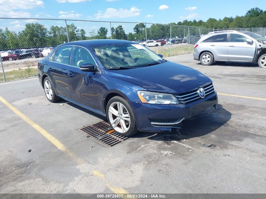 2014 VOLKSWAGEN PASSAT 2.5L SE