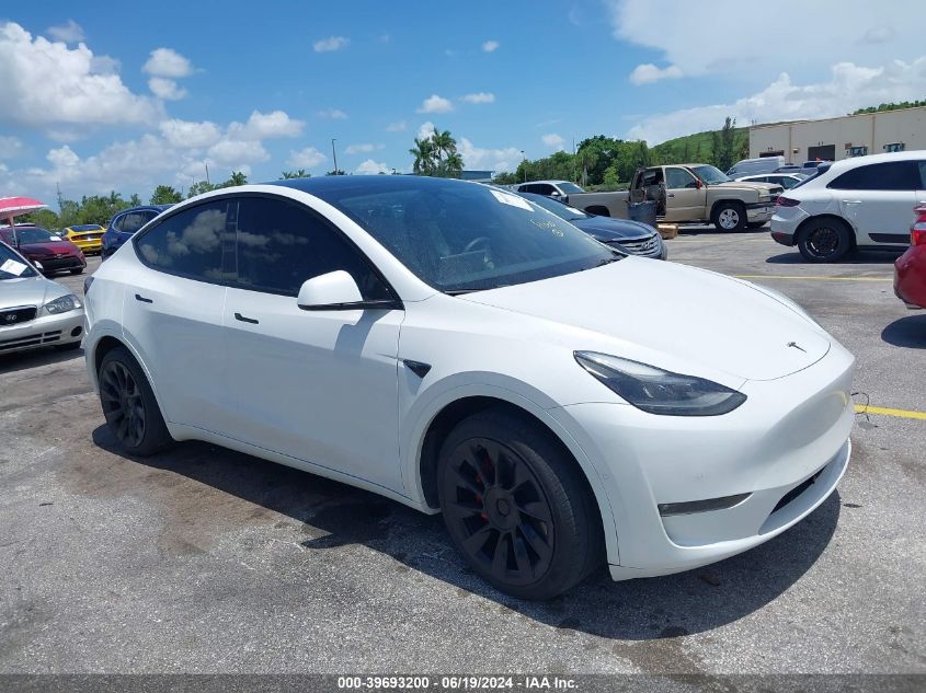 2022 TESLA MODEL Y LONG RANGE DUAL MOTOR ALL-WHEEL DRIVE