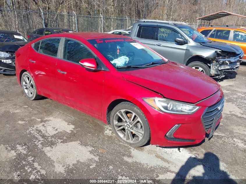 2017 HYUNDAI ELANTRA LIMITED