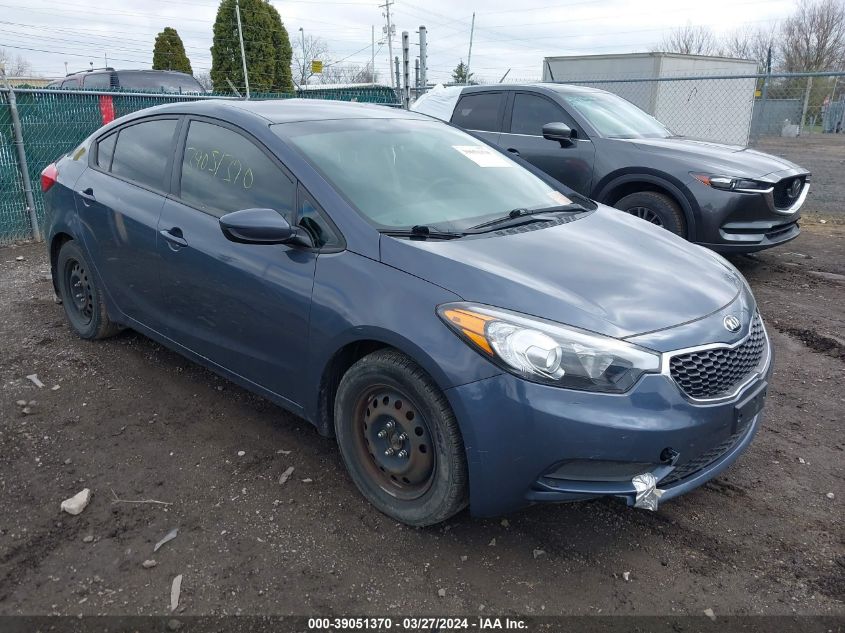 2016 KIA FORTE LX