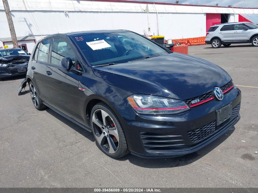 2016 VOLKSWAGEN GOLF GTI SE 4-DOOR