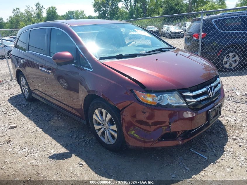 2016 HONDA ODYSSEY EXL