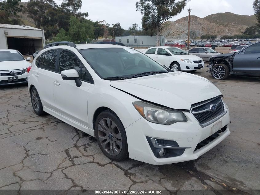 2015 SUBARU IMPREZA 2.0I SPORT LIMITED