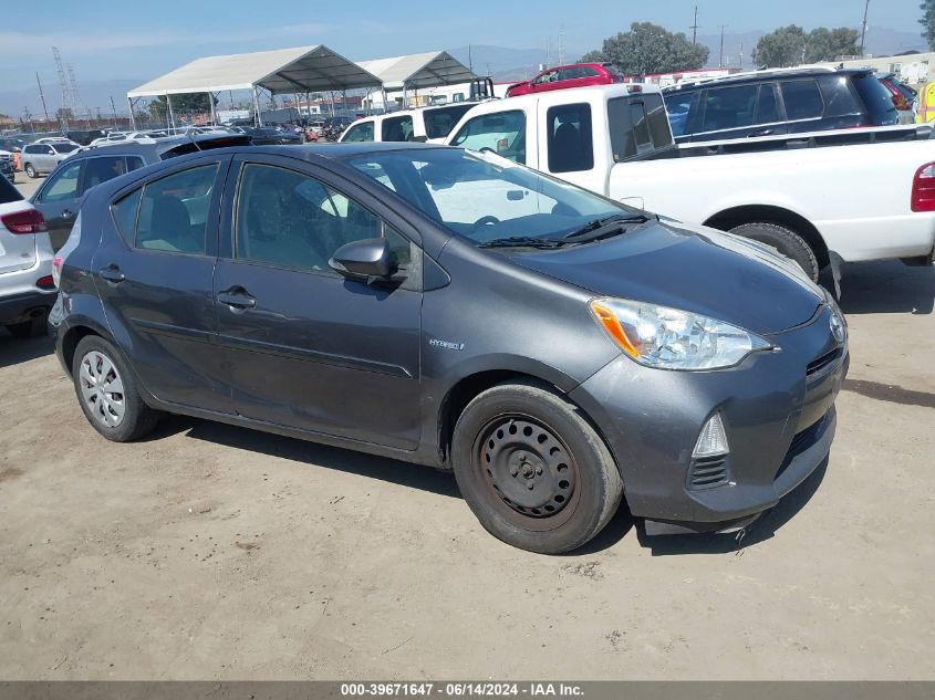 2013 TOYOTA PRIUS C ONE