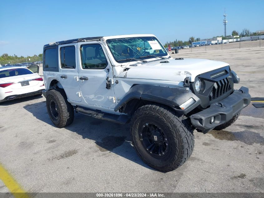 2019 JEEP WRANGLER UNLIMITED SPORT S 4X4