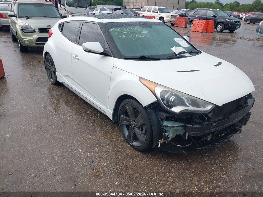 2014 HYUNDAI VELOSTER TURBO W/BLACK