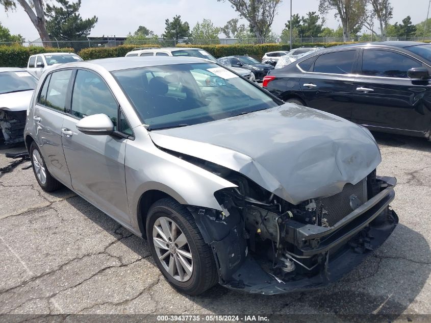 2017 VOLKSWAGEN GOLF TSI S 4-DOOR/TSI SE 4-DOOR/TSI SEL 4-DOOR/TSI WOLFSBURG EDITION 4-DOOR