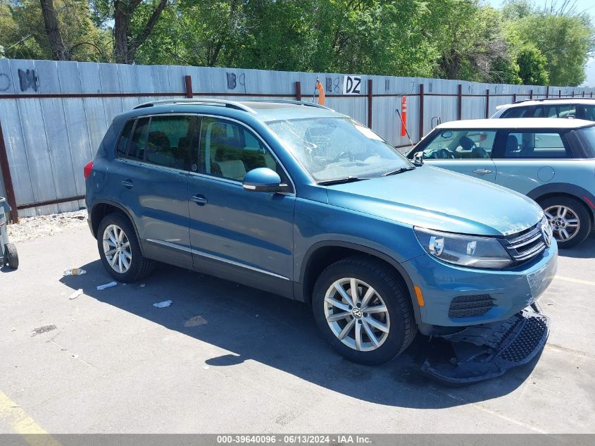 2017 VOLKSWAGEN TIGUAN 2.0T WOLFSBURG EDITION