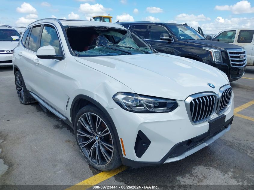 2022 BMW X3 SDRIVE30I