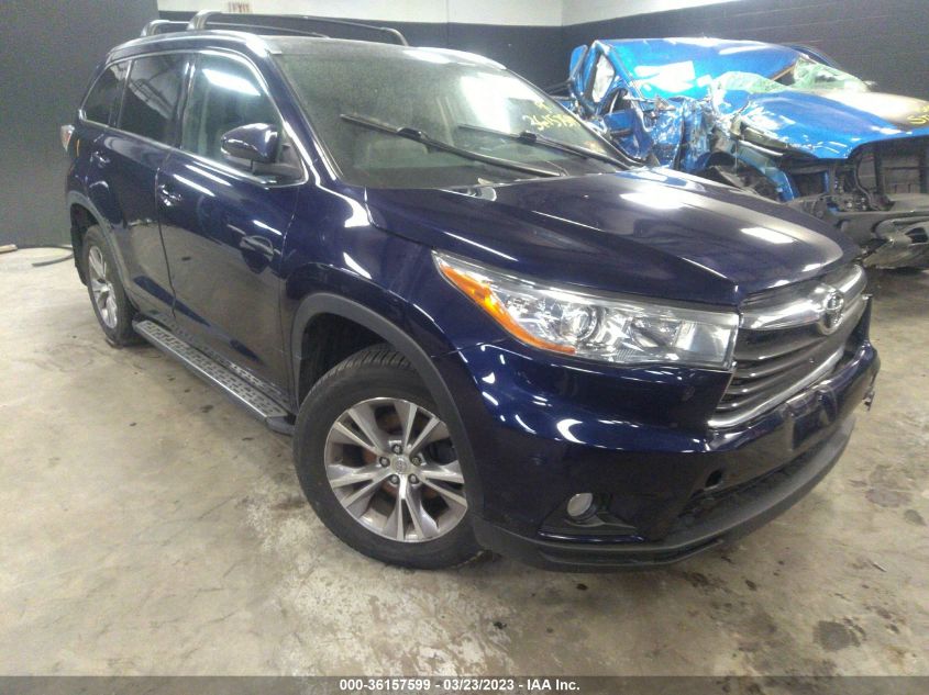 2015 TOYOTA HIGHLANDER XLE V6