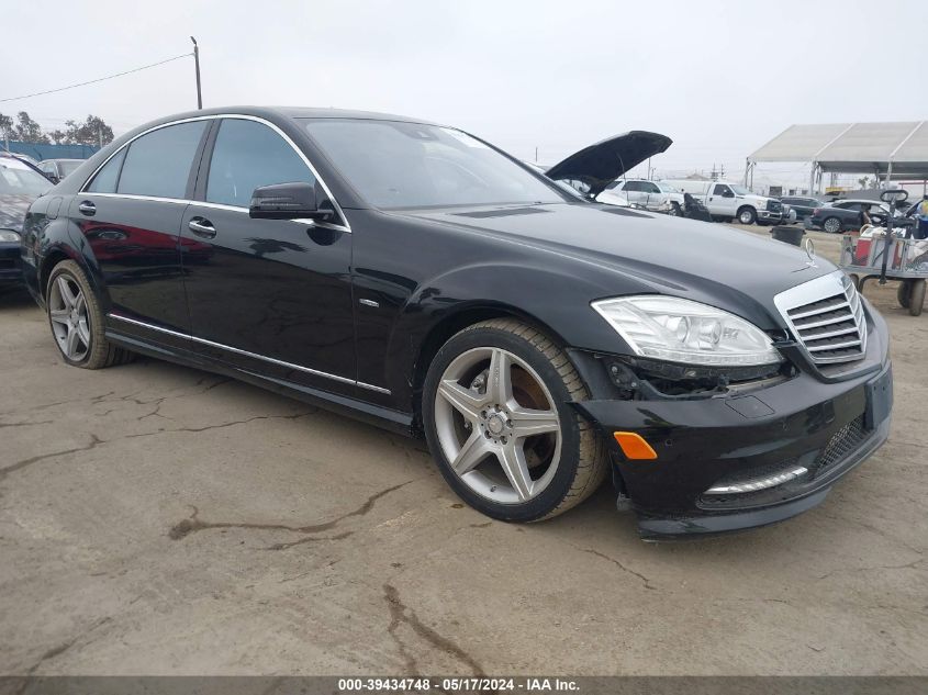 2012 MERCEDES-BENZ S 550