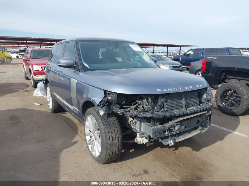 2018 LAND ROVER RANGE ROVER 3.0L V6 SUPERCHARGED HSE