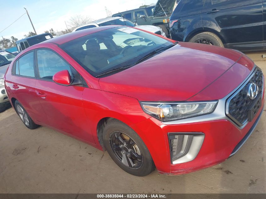 2022 HYUNDAI IONIQ HYBRID BLUE