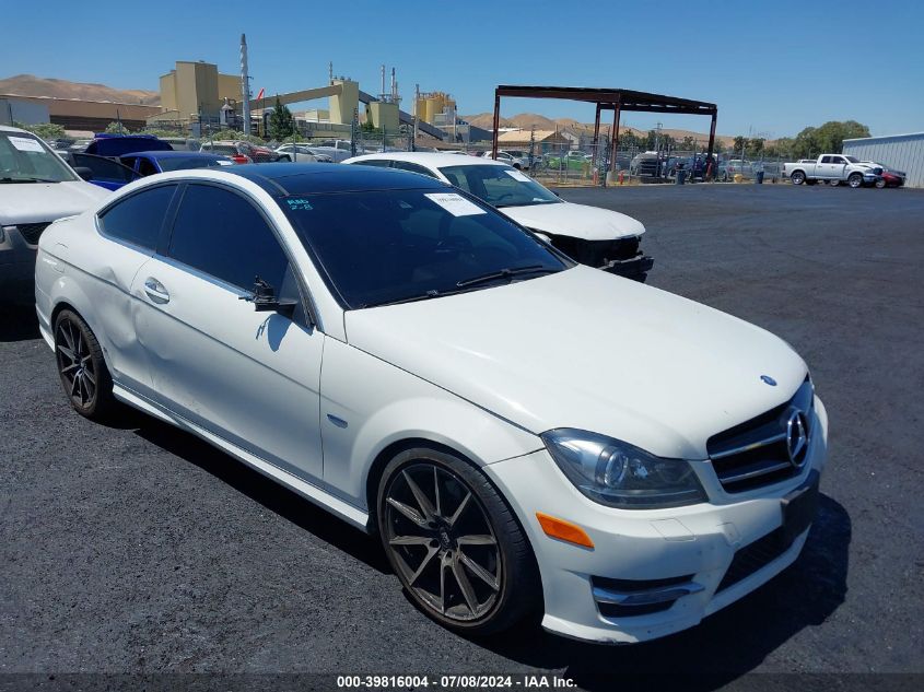 2012 MERCEDES-BENZ C 350 SPORT 4MATIC