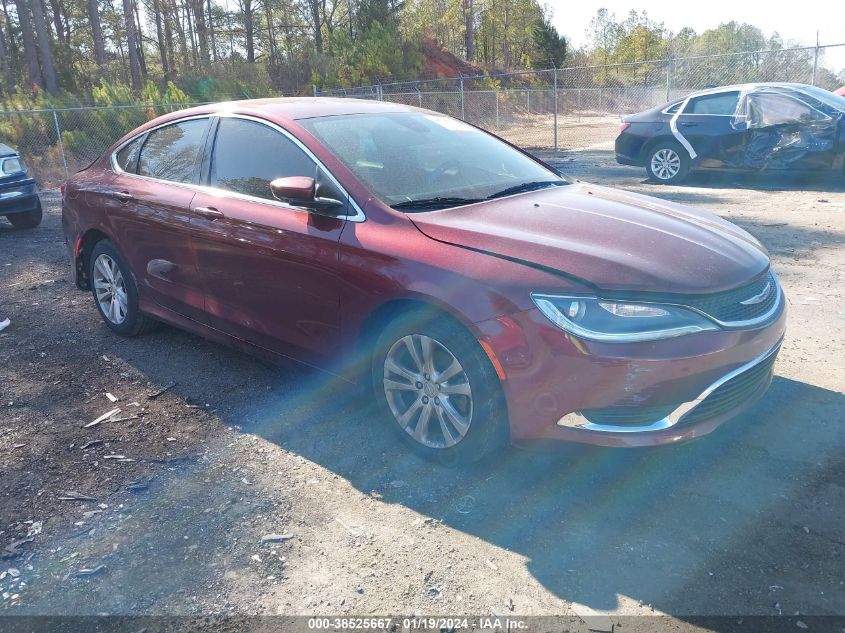 2016 CHRYSLER 200 LIMITED