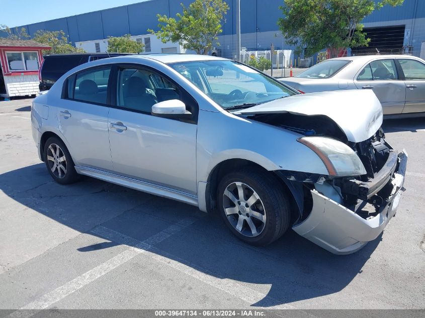 2012 NISSAN SENTRA 2.0 SR