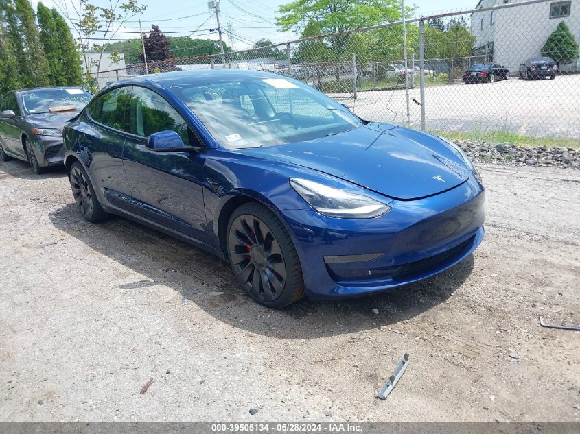 2021 TESLA MODEL 3 PERFORMANCE DUAL MOTOR ALL-WHEEL DRIVE