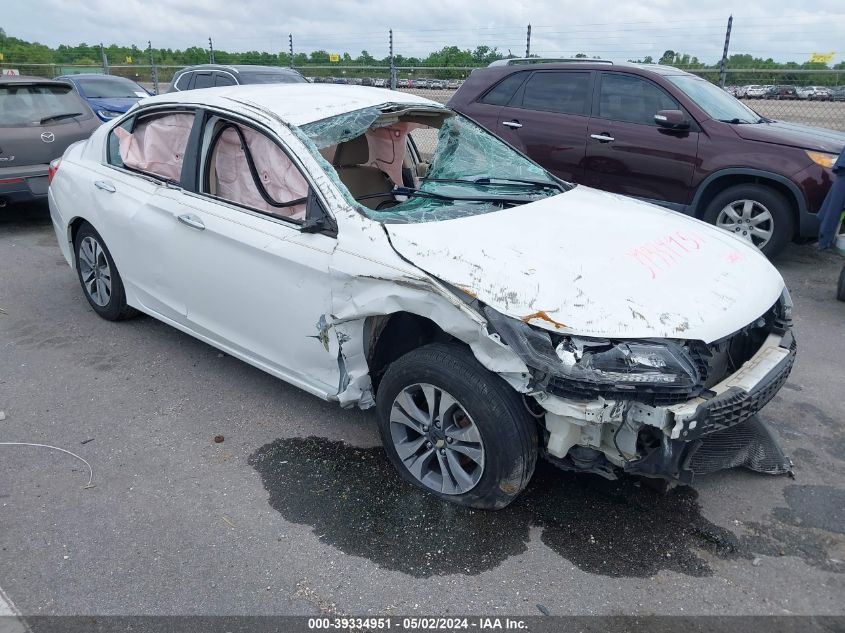 2013 HONDA ACCORD LX