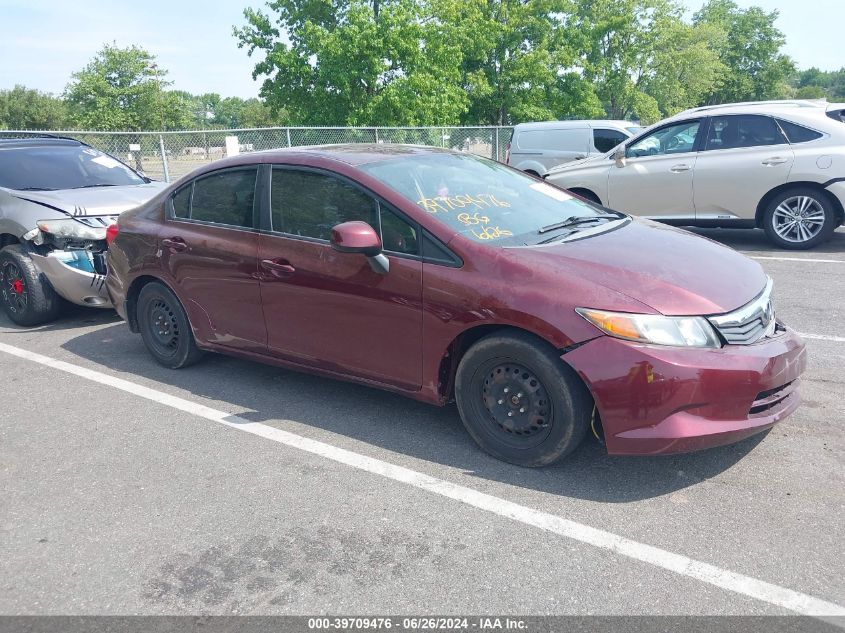 2012 HONDA CIVIC LX