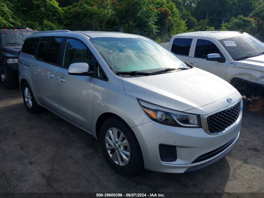 2017 KIA SEDONA LX