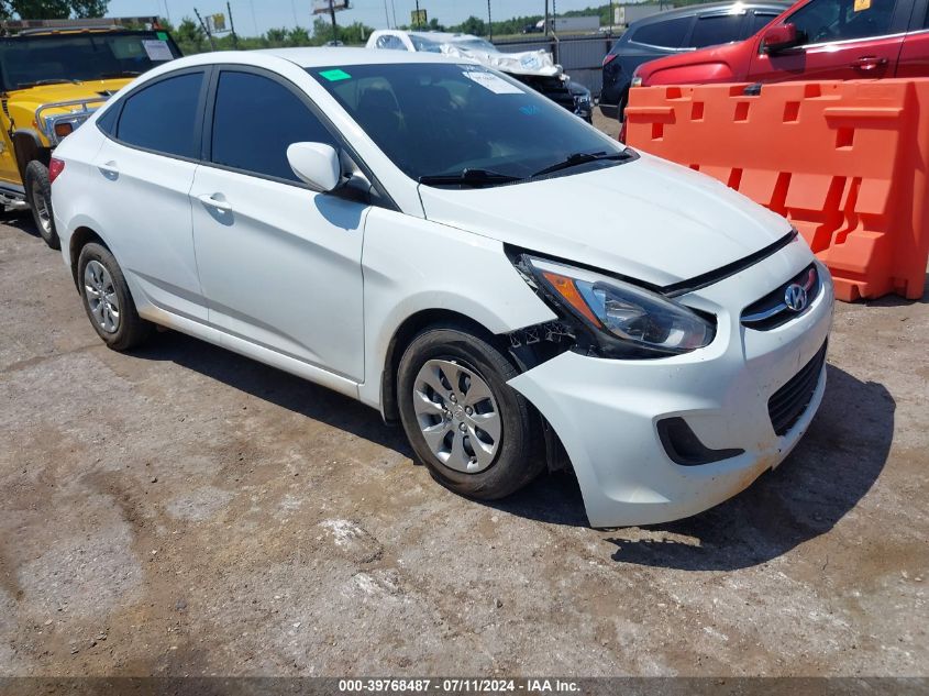 2016 HYUNDAI ACCENT SE