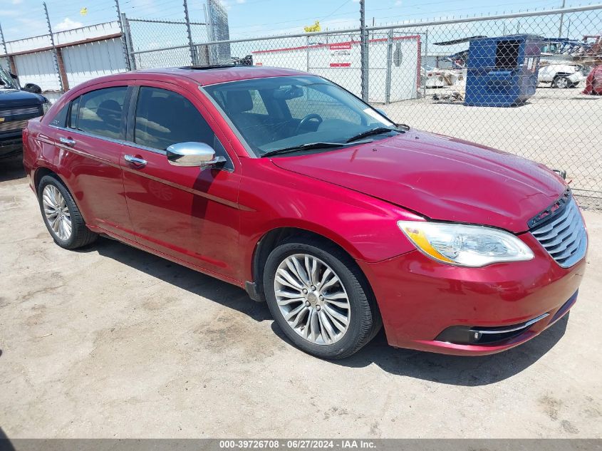 2012 CHRYSLER 200 LIMITED