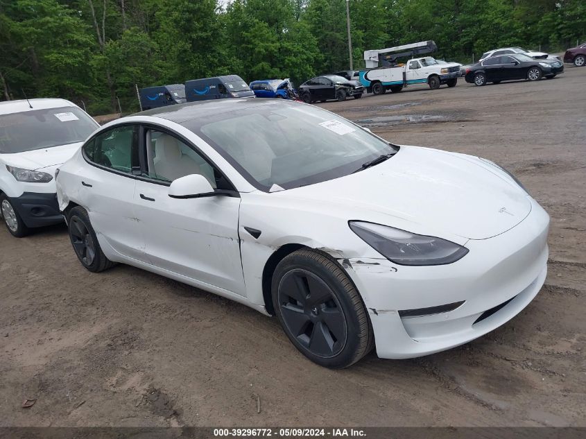 2022 TESLA MODEL 3 REAR-WHEEL DRIVE