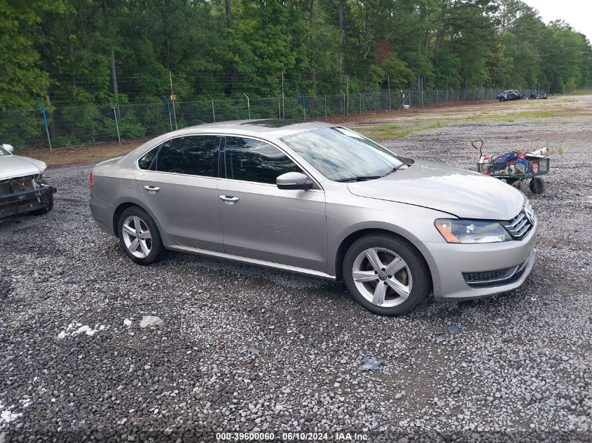 2012 VOLKSWAGEN PASSAT SE