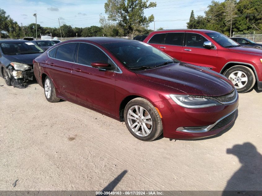 2015 CHRYSLER 200 LIMITED