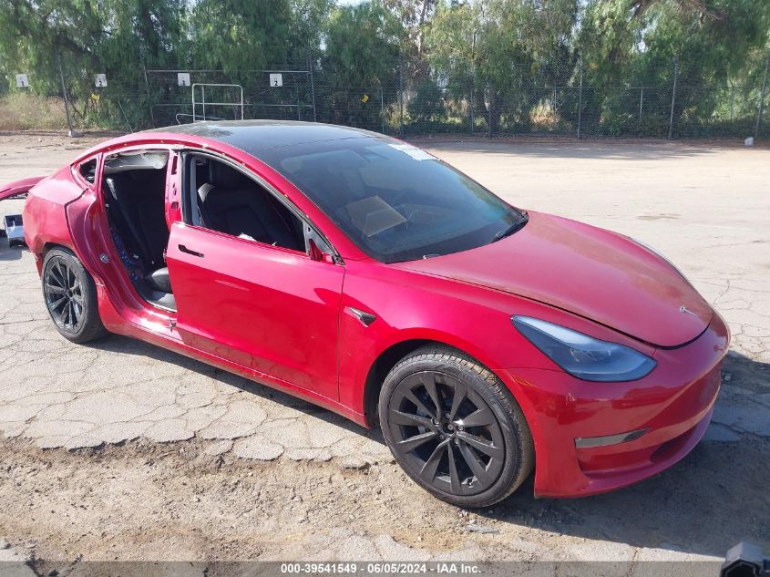 2022 TESLA MODEL 3 LONG RANGE DUAL MOTOR ALL-WHEEL DRIVE