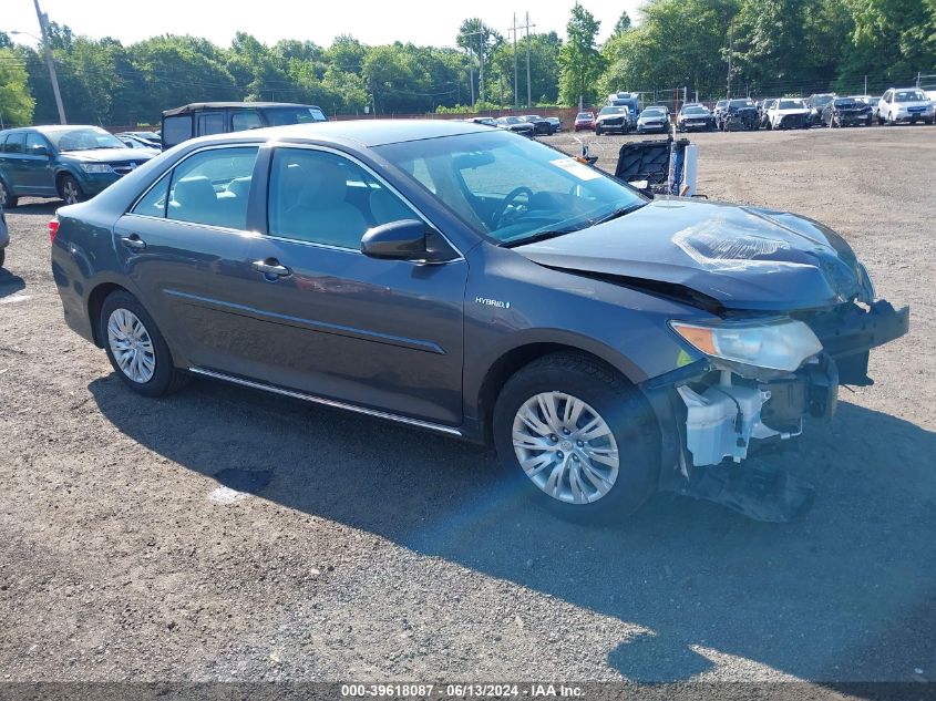 2012 TOYOTA CAMRY HYBRID LE