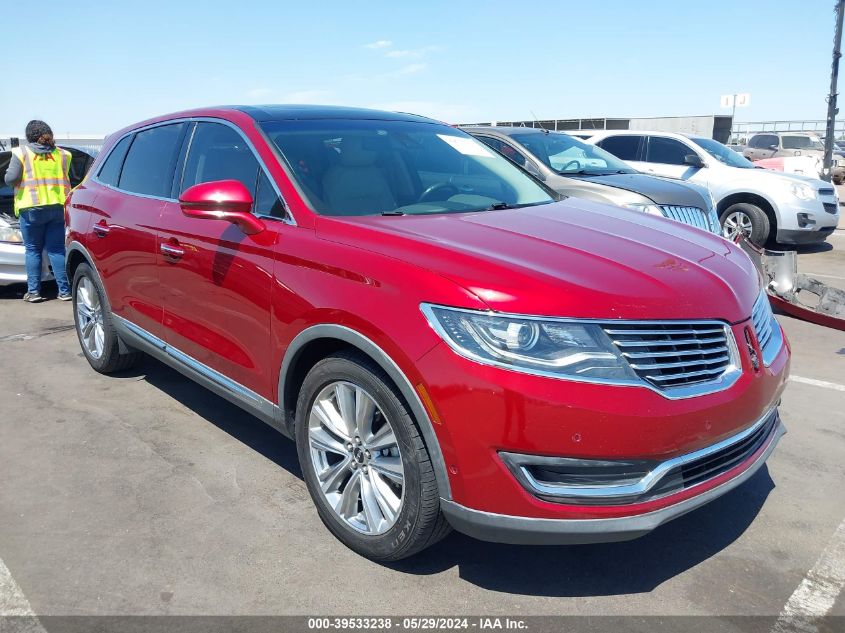 2016 LINCOLN MKX RESERVE