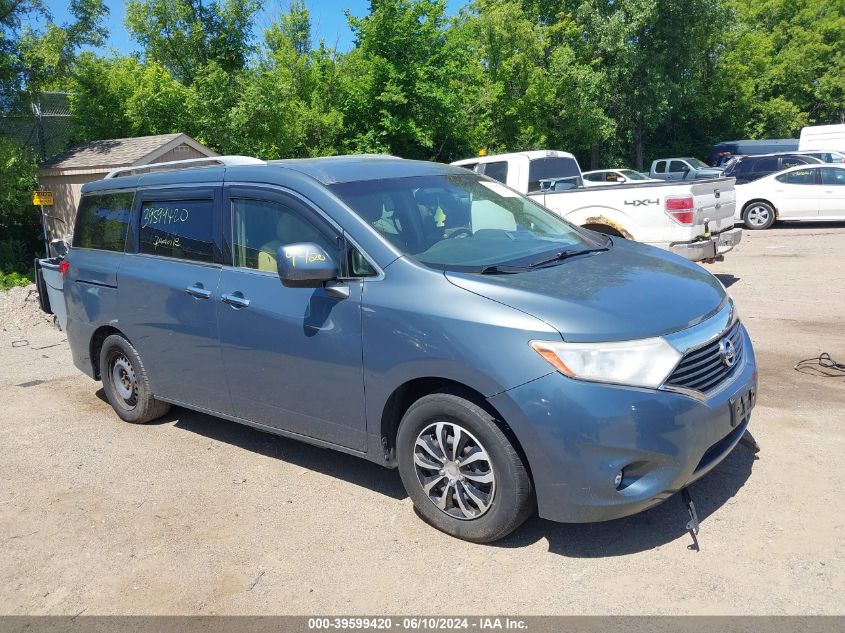 2012 NISSAN QUEST S