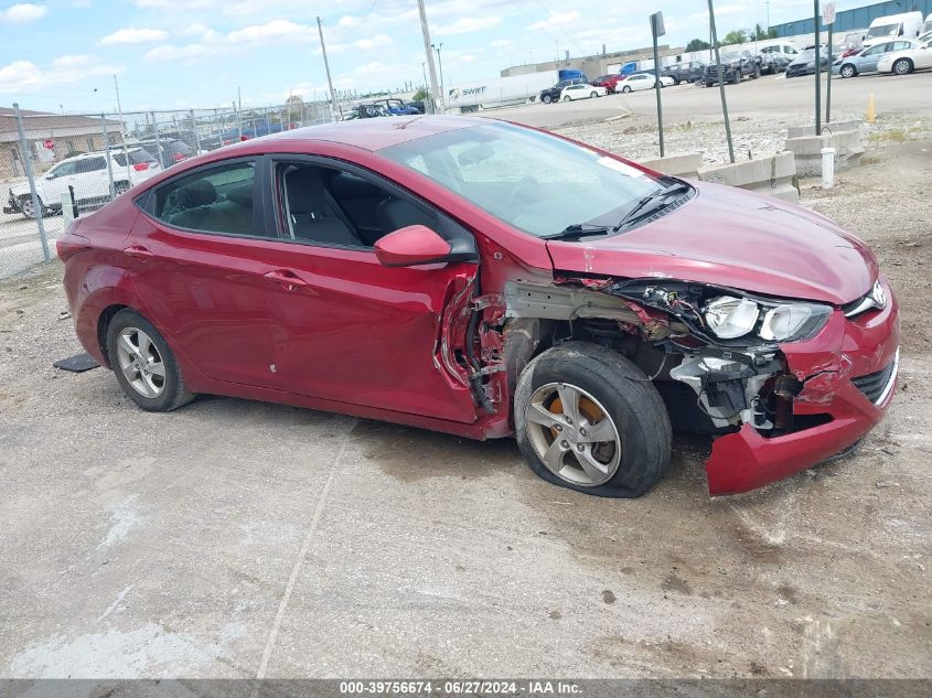 2015 HYUNDAI ELANTRA SE