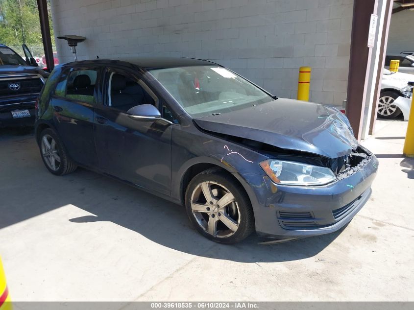 2017 VOLKSWAGEN GOLF TSI S 4-DOOR/TSI SE 4-DOOR/TSI SEL 4-DOOR/TSI WOLFSBURG EDITION 4-DOOR