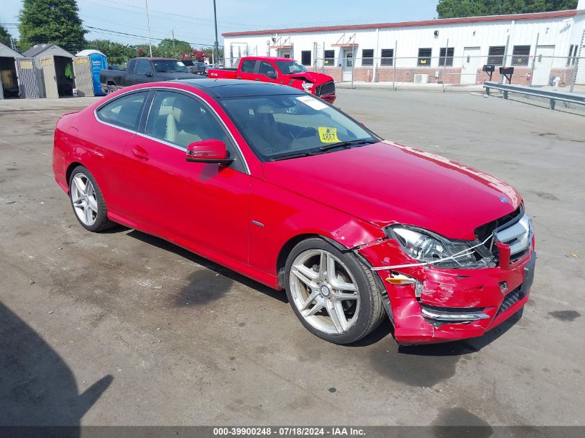 2012 MERCEDES-BENZ C 250