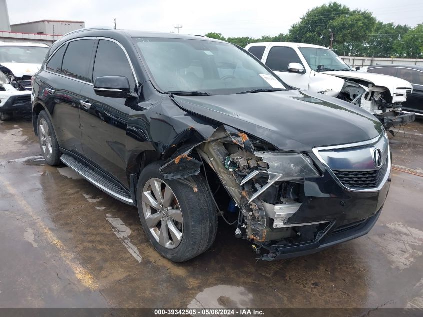 2014 ACURA MDX ADVANCE PKG W/ENTERTAINMENT PKG