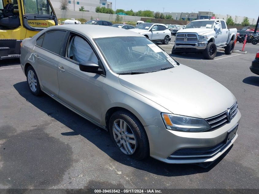 2015 VOLKSWAGEN JETTA 2.0L S