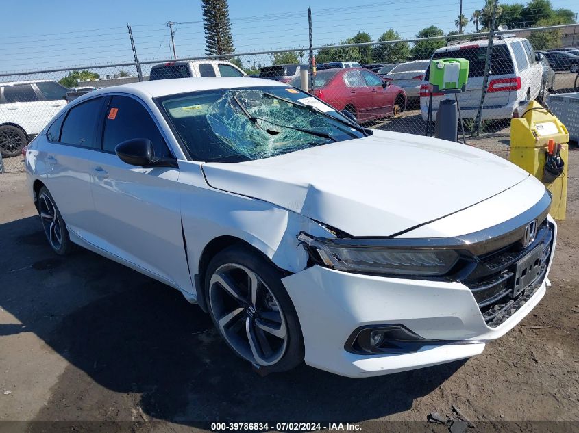 2022 HONDA ACCORD SPORT SE