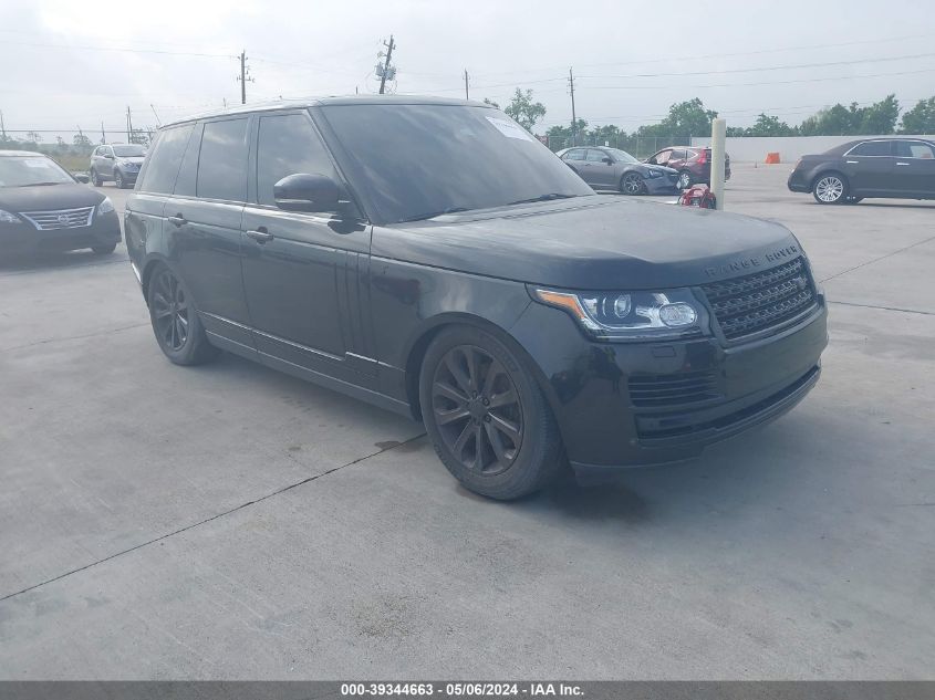 2014 LAND ROVER RANGE ROVER 3.0L V6 SUPERCHARGED HSE