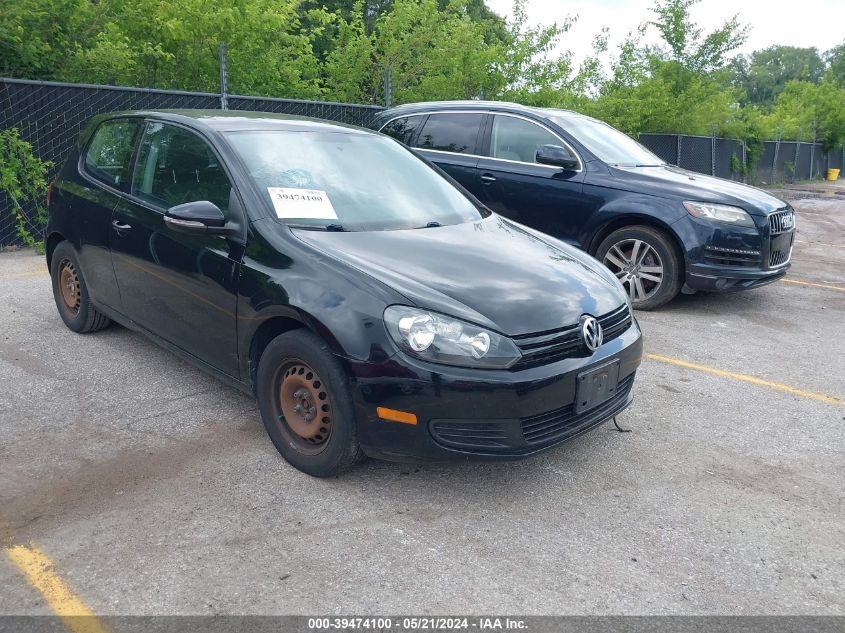 2010 VOLKSWAGEN GOLF 2-DOOR