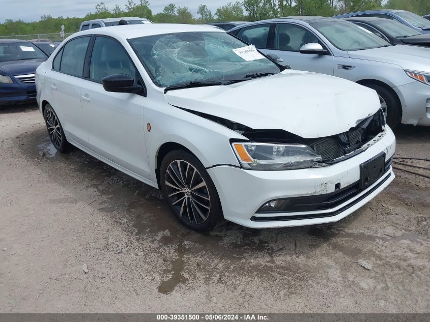 2016 VOLKSWAGEN JETTA 1.8T SPORT