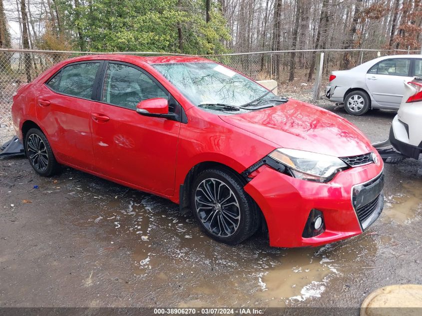 2016 TOYOTA COROLLA S PLUS