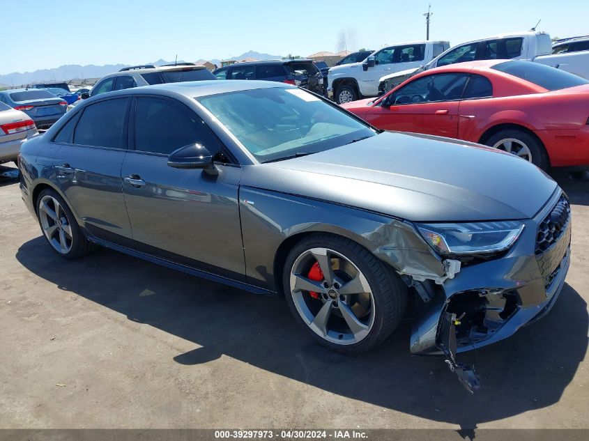 2024 AUDI A4 PREMIUM PLUS 45 TFSI S LINE QUATTRO S TRONIC