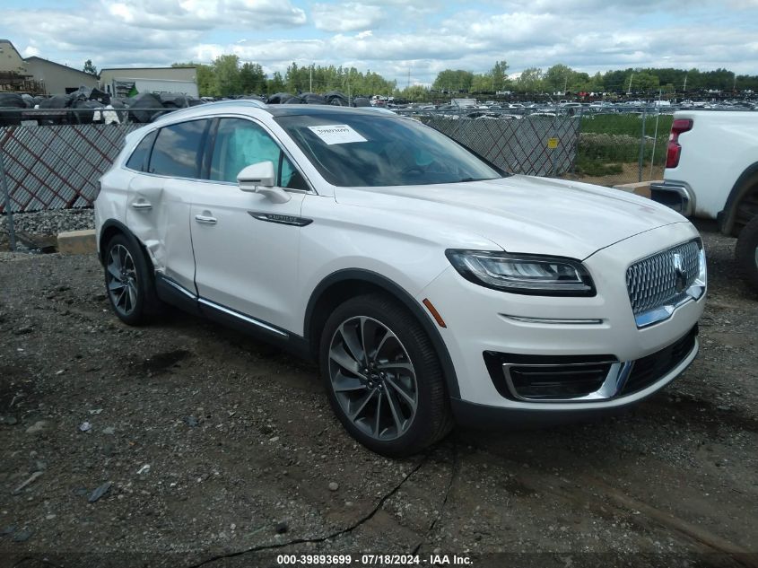 2019 LINCOLN NAUTILUS RESERVE